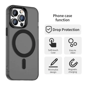 Калъф за iPhone 13 Pro Max - CandyCase MagSafe - черен