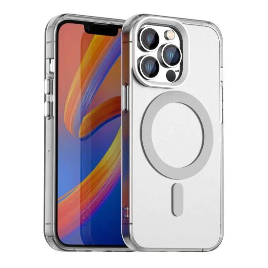 Калъф за iPhone 13 Pro Max - CandyCase MagSafe - Бял