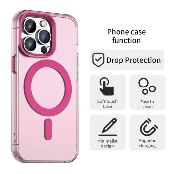 Калъф за iPhone 13 Pro Max - CandyCase MagSafe - Розов