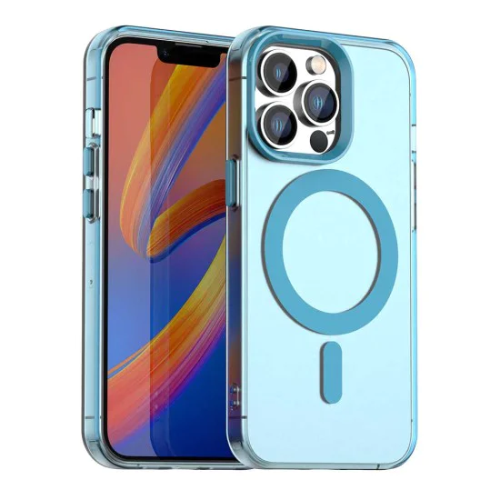 Калъф за iPhone 13 Pro Max - CandyCase MagSafe - син