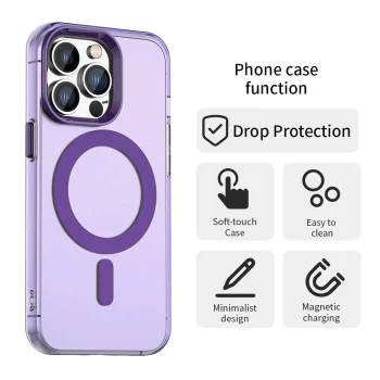 Калъф за iPhone 13 Pro - CandyCase MagSafe - Лилав