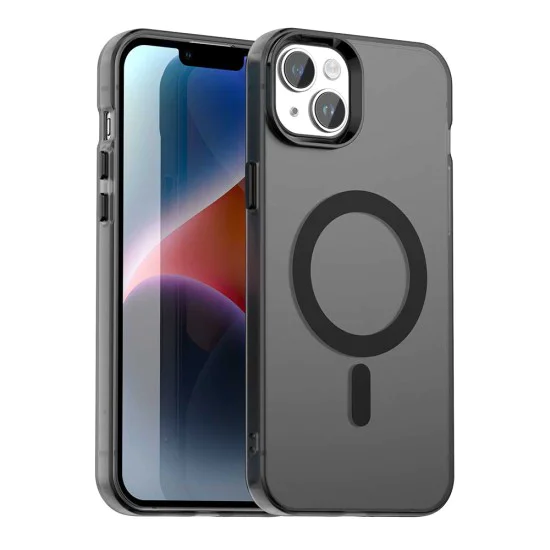 Калъф за iPhone 14 - Techsuit - CandyCase MagSafe - Черен