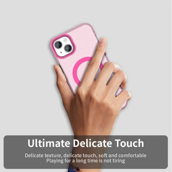 Калъф за iPhone 14 - Techsuit - CandyCase MagSafe - Розов
