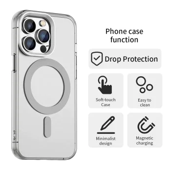 Калъф за iPhone 14 Pro Max - CandyCase MagSafe - Бял