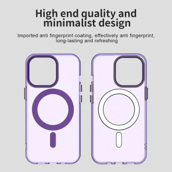 Калъф за iPhone 14 Pro - CandyCase MagSafe - Лилав