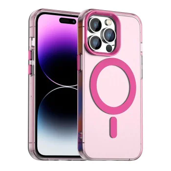 Калъф за iPhone 14 Pro - CandyCase MagSafe - Розов