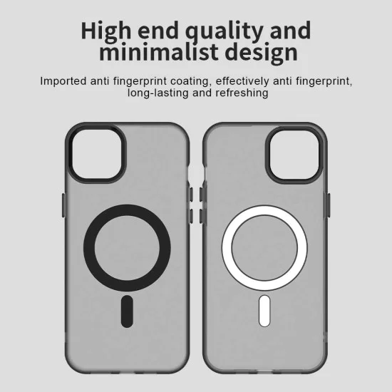 Калъф за iPhone 15 Plus - CandyCase MagSafe - черен