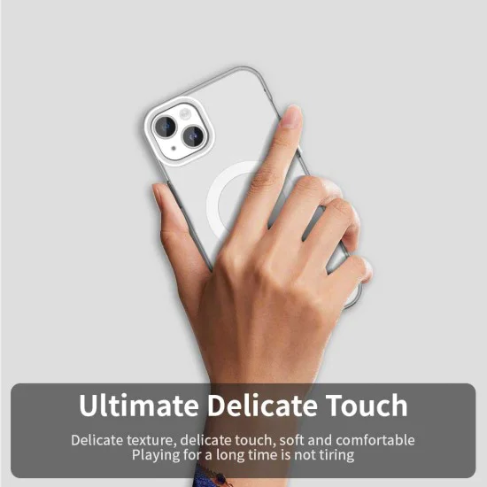 Калъф за iPhone 15 - CandyCase MagSafe - Бял
