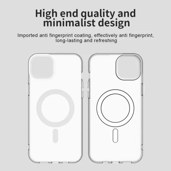 Калъф за iPhone 15 - CandyCase MagSafe - Бял