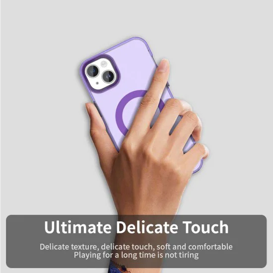 Калъф за iPhone 15 - CandyCase MagSafe - Лилав