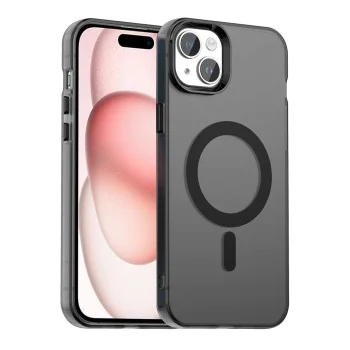 Калъф за iPhone 15 - CandyCase MagSafe - Черен