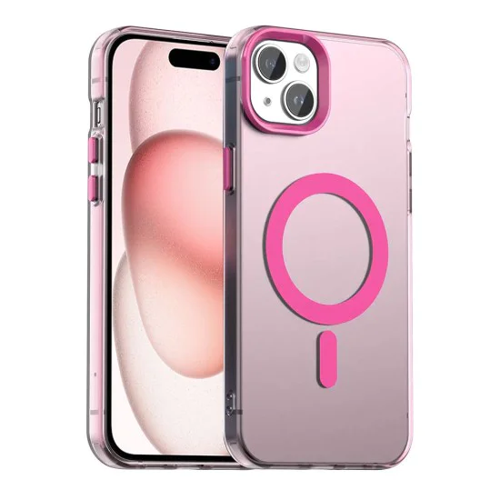 Калъф за iPhone 15 - Techsuit - CandyCase MagSafe - Розов