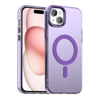 Калъф за iPhone 15 - CandyCase MagSafe - Лилав