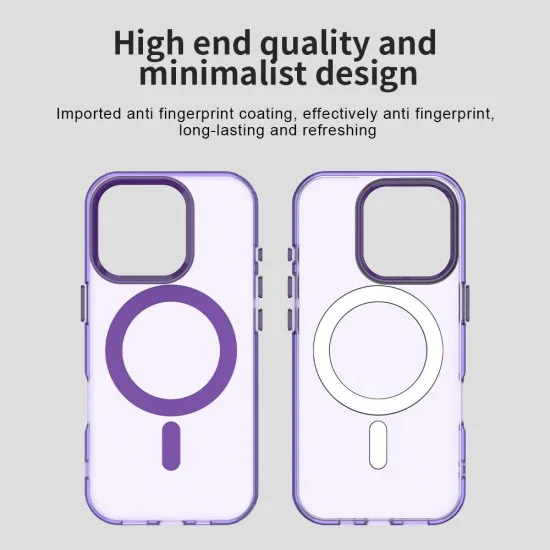 Калъф за iPhone 15 Pro - CandyCase MagSafe - Лилав
