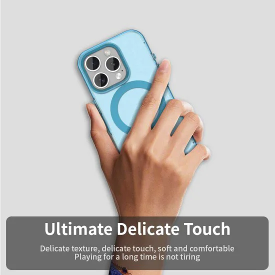 Калъф за iPhone 15 Pro - CandyCase MagSafe - син