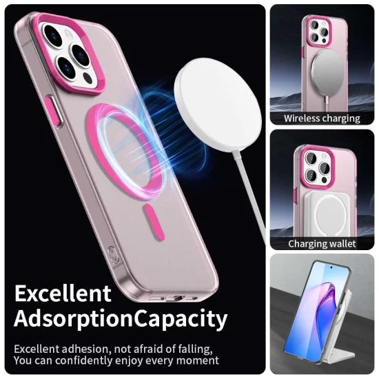 Калъф за iPhone 15 Pro Max - CandyCase MagSafe - Розов