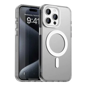 Калъф за iPhone 15 Pro Max - CandyCase MagSafe - Бял