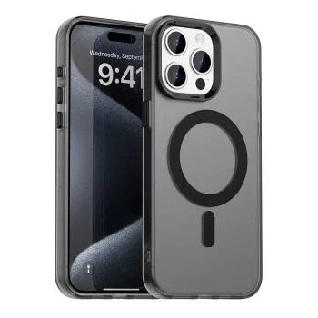 Калъф за iPhone 15 Pro Max - CandyCase MagSafe - черен