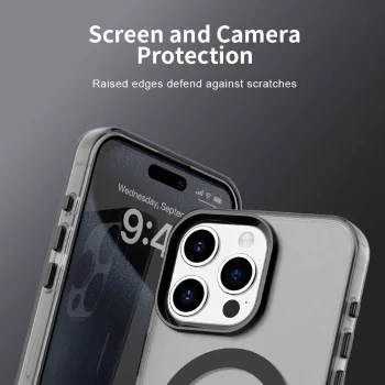 Калъф за iPhone 15 Pro Max - CandyCase MagSafe - черен