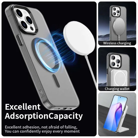 Калъф за iPhone 15 Pro - CandyCase MagSafe - черен