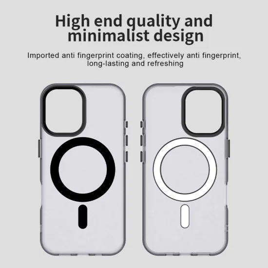 Калъф за iPhone 16 Plus - CandyCase MagSafe - черен
