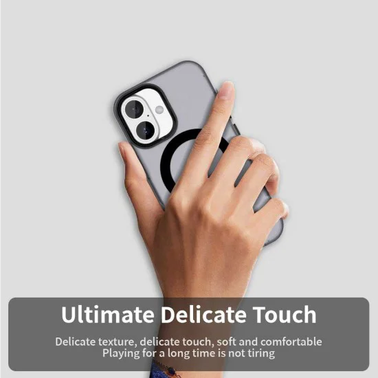 Калъф за iPhone 16 Plus - CandyCase MagSafe - черен