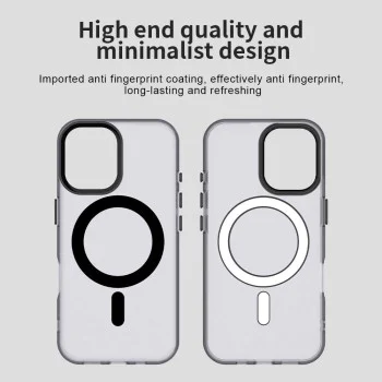 Калъф за iPhone 16 - CandyCase MagSafe - Черен