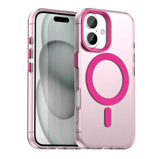 Калъф за iPhone 16 - CandyCase MagSafe - Розов