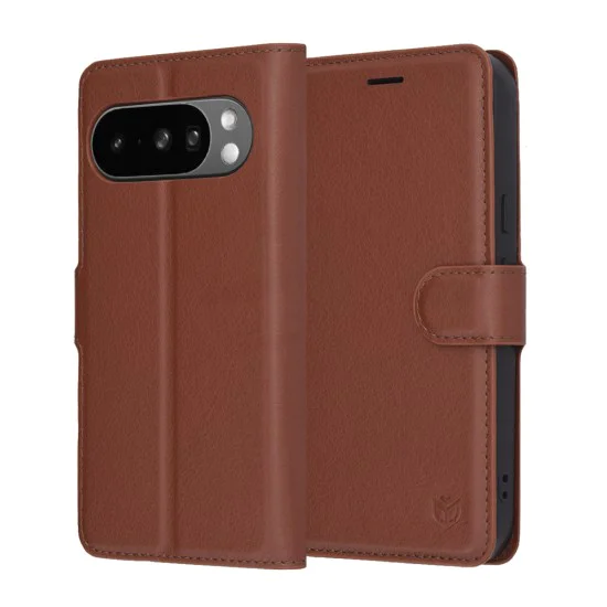 Калъф за Google Pixel 10 Pro XL - Techsuit - Leather Folio - Кафяв