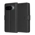 Калъф за Google Pixel 10 / 10 Pro - Techsuit - Leather Folio - Черен