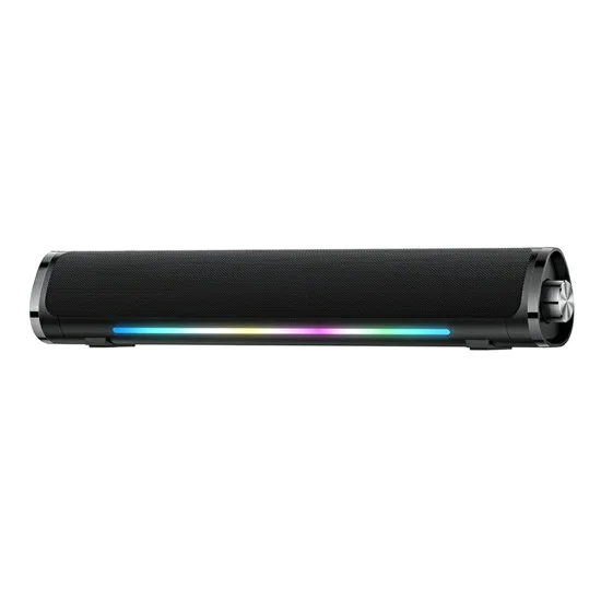 Безжична колонка – Yesido Wireless Speaker (YSW27) – Bluetooth 5.3, аудио усилвател, RGB, TF/AUX/USB, 1200mAh – Черна