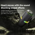 Безжична колонка – Yesido Wireless Speaker (YSW22) – Bluetooth 5.3, TWS, RGB, IPX6, Radio FM, TF/AUX, Type-C, 4500mAh, 30W – Черна