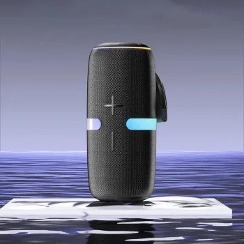 Безжична колонка – Yesido Wireless Speaker (YSW22) – Bluetooth 5.3, TWS, RGB, IPX6, Radio FM, TF/AUX, Type-C, 4500mAh, 30W – Черна