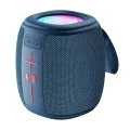 Безжична колонка – Yesido Wireless Speaker (YSW14) – Bluetooth 5.1, RGB, плат, TF/USB, 1200mAh, 5W – Синя