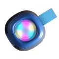 Безжична колонка – Yesido Wireless Speaker (YSW14) – Bluetooth 5.1, RGB, плат, TF/USB, 1200mAh, 5W – Синя