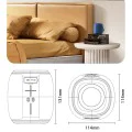Безжична колонка – Yesido Wireless Speaker (YSW14) – Bluetooth 5.1, RGB, плат, TF/USB, 1200mAh, 5W – Синя