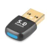 Techsuit - Bluetooth адаптер BlueJet (A20) - за компютър, Bluetooth 5.4, Plug&Play, EDR&BLE - черен