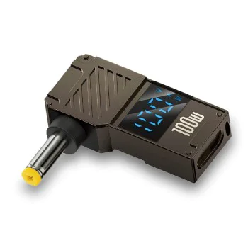 Калъф за лаптоп, DC към тип - адаптер LaptopPlugX (A22) - C, 100W, LED дисплей