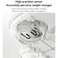 Кантар – Yesido MG10 – LED дисплей, закалено стъкло, 5–150kg – Черна