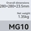 Кантар – Yesido MG10 – LED дисплей, закалено стъкло, 5–150kg – Черна