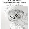 Кантар – Yesido MG09 – LED дисплей, закалено стъкло, 5–150kg – Черна