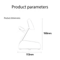 Зарядна станция 3 в 1 – Yesido Wireless Charging Station (DS31) – Магнитна, RGB, за iPhone, Apple Watch, AirPods – Бяла