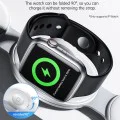 Зарядна станция 5 в 1 – Yesido Wireless Charging Station (DS29) – Магнитна, Сгъваема – Бяла