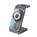 Зарядна станция – Yesido Wireless Charging Station (DS25) – Бързо зареждане, Магнитна, за телефон/часовник/слушалки – Черен