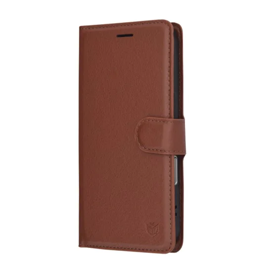 Калъф за iPhone 17 - Techsuit - Leather Folio - Кафяв