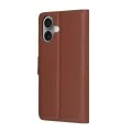 Калъф за iPhone 17 - Techsuit - Leather Folio - Кафяв