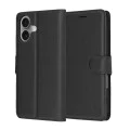 Калъф за iPhone 17 - Techsuit - Leather Folio - Черен