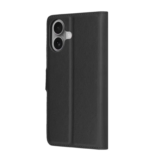 Калъф за iPhone 17 - Techsuit - Leather Folio - Черен