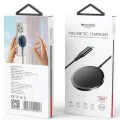 Зарядна станция – Yesido Wireless Charging Station (DS21) – за iPhone, силни магнити N52, 15W, Type-C – Черен
