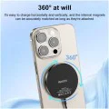 Зарядна станция – Yesido Wireless Charging Station (DS21) – за iPhone, силни магнити N52, 15W, Type-C – Черен